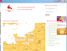 Tablet Screenshot of normandie-accueil.fr